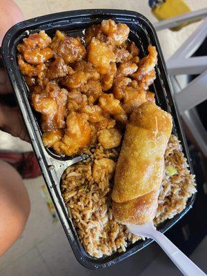 29. Orange Chicken lunch special