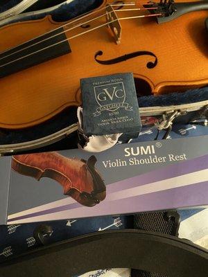 Violin accessories. Support local.