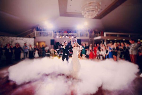 Ask about our Dancing In The Cloud Effect for your Celebration! http://www.SteveBender.com