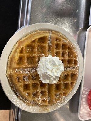 Snickerdoodle waffle!