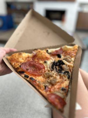 Supreme Pizza slice