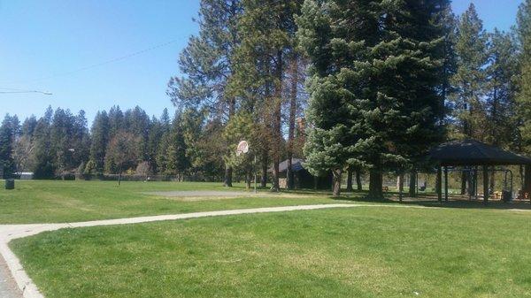 Entrance area; lots more open space beyond