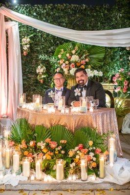 Design credit: Bruce Ocampo Photo credit: Lark & Lavender Florals: Geena Rentals: Elegant Designs & Linen