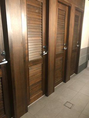 Bathroom stalls (cute!)