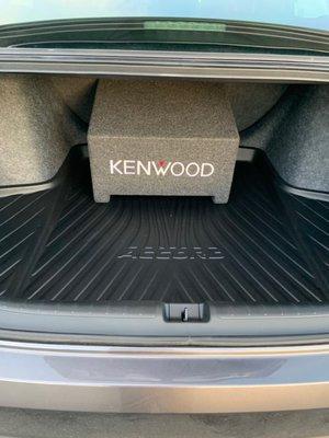 Initial 8" kenwood box