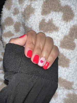 This is the gel manicure Sunny did for me after I showed her an inspo photo.