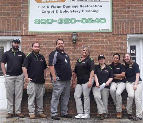 The SERVPRO of Panhandle crew