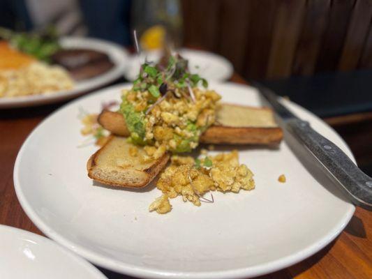 Vegan avocado toast