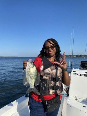 @BigCrappie.com @DallasFishingCharters.com @903Fishing.com #Crappie #WhiteBass #FishingGuide #CedarCreekLake #Texas #9032885798