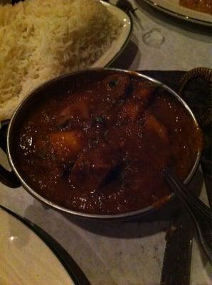 Yummy lamb vindaloo