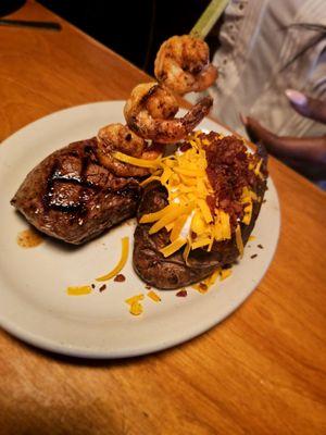 Steak and shrimp