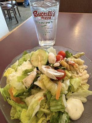 Salad bar and pizza buffet weekdays $11