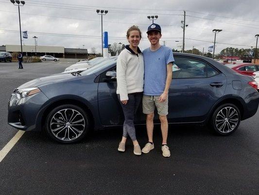 Congratulations Mr. and Mrs. Gatton from Hughes Honda