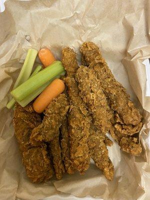 Angry buffalo strips