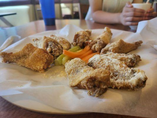 Garlic parmesan wings