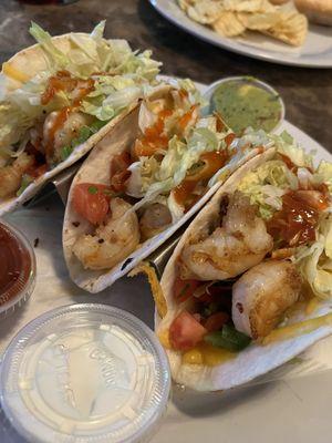 Shrimp tacos