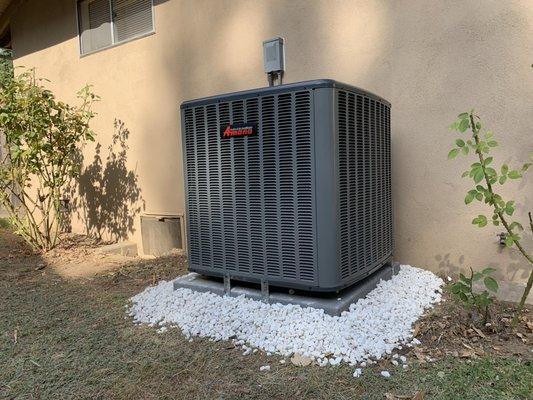 New Amana 16 SEER Air Conditioning! Installed in Sacramento!