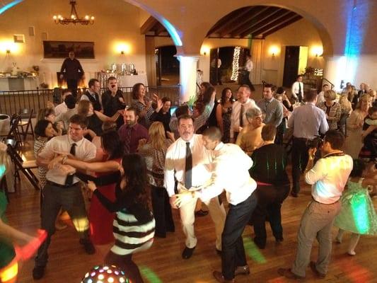 Let the dancing begin! (Patrick and Danielle Patterson wedding, Jan. 31, 2015, Santa Barbara)