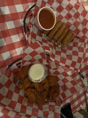 Bosco Sticks & Buffalo Boneless Wings