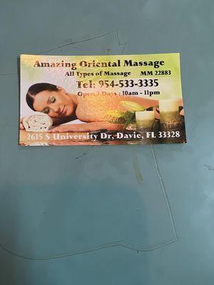 Amazing Oriental Massage