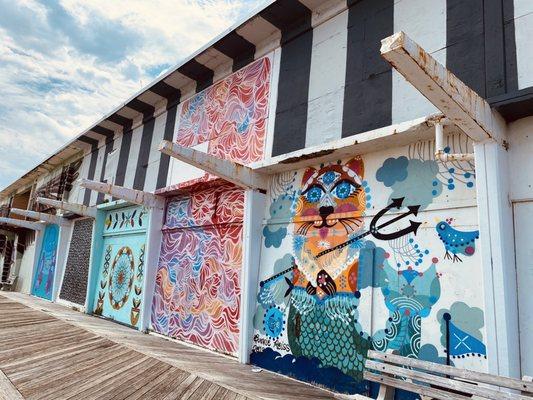 Art Along Boardwalk