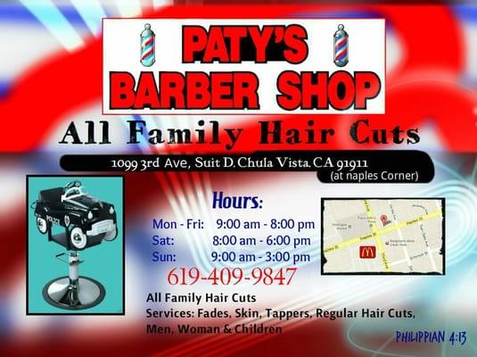 PATY'S BARBER SHOP