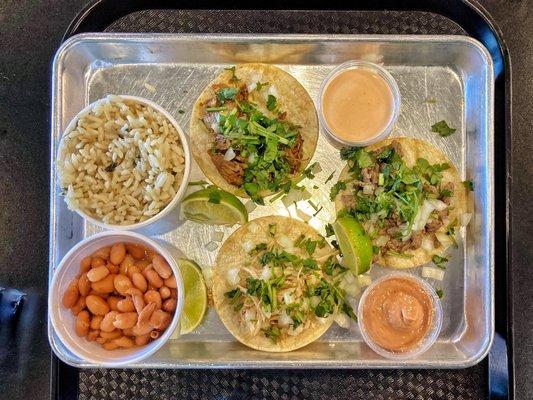 Three Street Tacos Combo