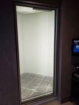 Cryotherapy chambet... walk in and dance, whats your go to song