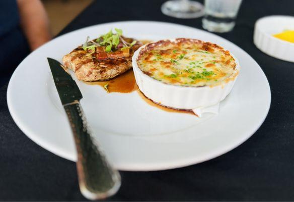 Pork Ribeye and Gratin Potatoes