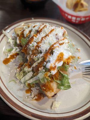 Fried quesadilla. It's delicious. Just order it. With birria preferably.