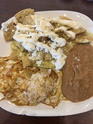 Chilaquiles verdes.