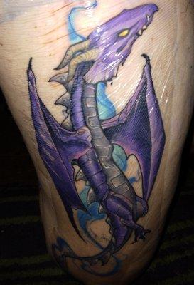 awesome dragon tattoo