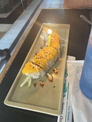 Lee Lee Roll with a special birthday addition :)