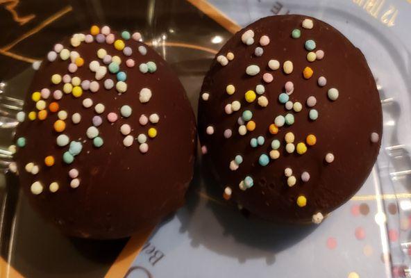 NSA Double Chocolate Cake Balls from Downtown Dempsey's