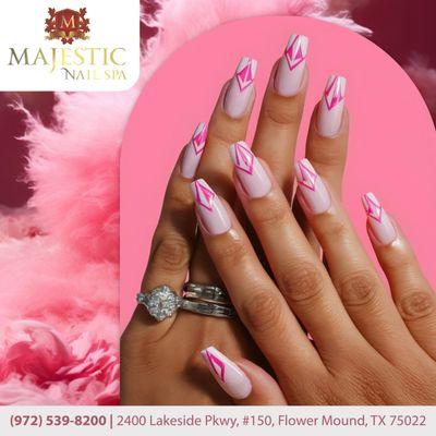 Majestic Nail Spa: Your destination for beautiful nails and relaxation. 
Step into elegance, step out with confidence!