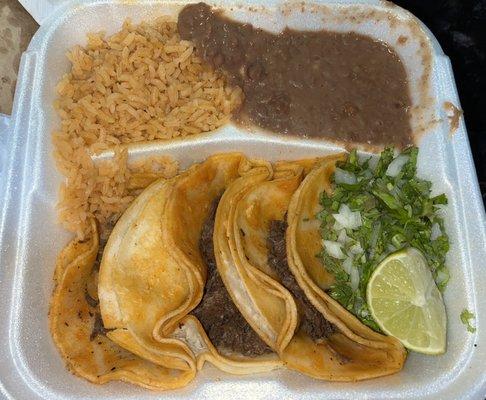 Carne asada birria tacos