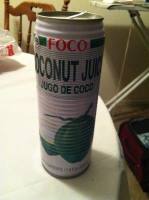 Best coconut juice I have ever had; only reliable place I can find it is at 7-11!