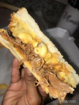 BBQ Mac&Chez Sandwich