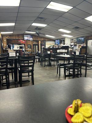 Inside of restaurant