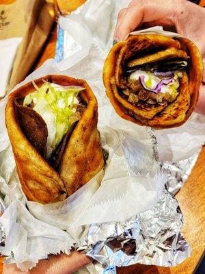 lamb & chicken gyro