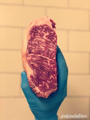 Alpine Butcher carries only USDA Prime Beef. Only 3% of cattle in the United States qualify to be certified as Prime grade.