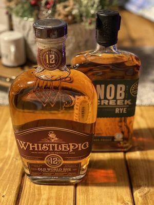 WhistlePig - 12 year Old World Rye Knob Creek - Kentucky Straight Rye