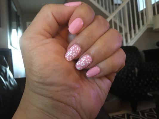 Love my nails!  So Pretty!  Miley did a great job.