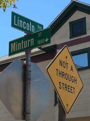 Located at the corner of Minturn & Lincoln.