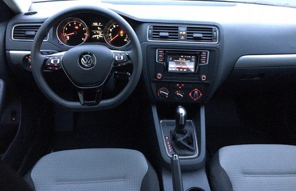 Interior of our new VW Jetta.