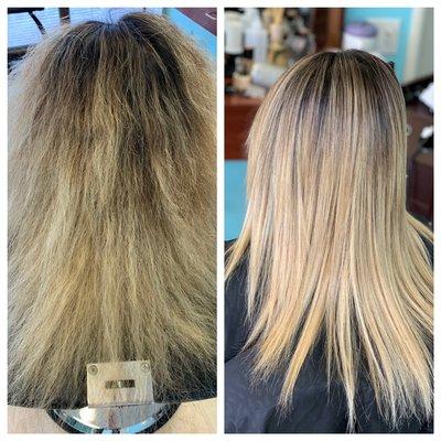 Keratin treatment and haircut by paris