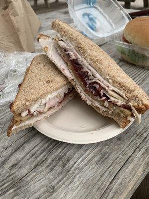 Thanksgiving sandwich