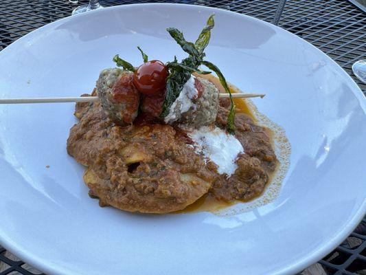 Short rib ravioli special, so good!