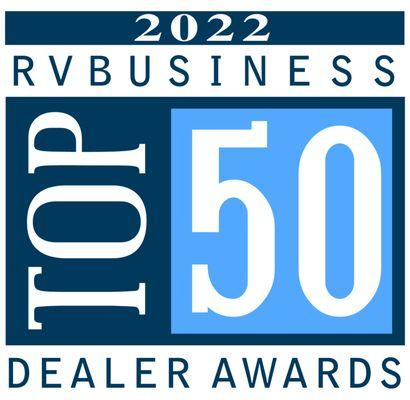 2022 RVB Top 50 Dealer Award for the U.S. and Canada.