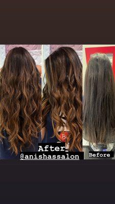 Balayage/ Haircut and style